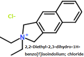 CAS#2,2-Diethyl-2,3-dihydro-1H-benzo[f]isoindolium; chloride